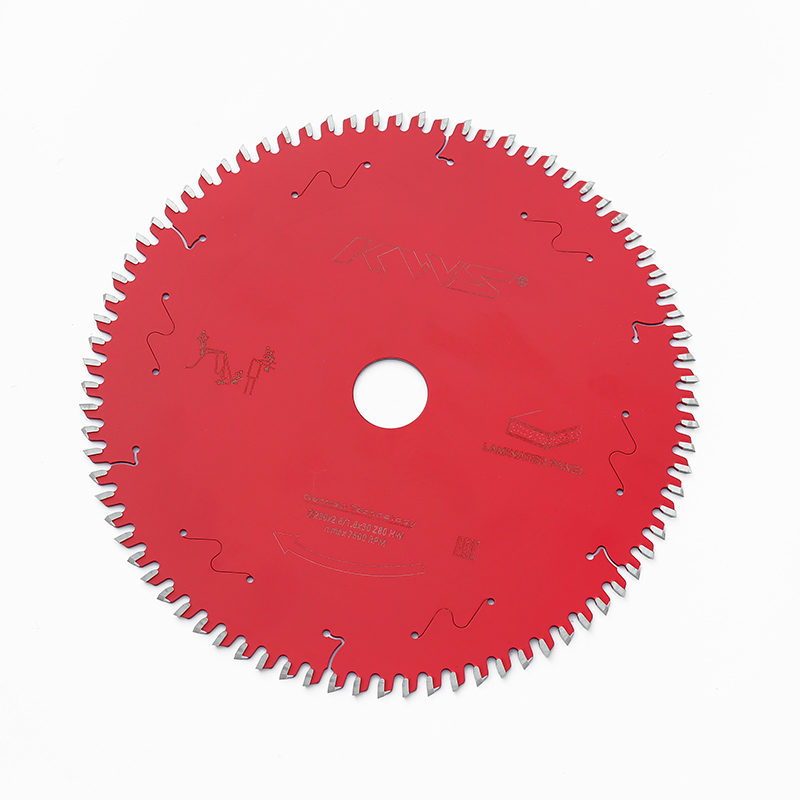 Hoja de sierra circular universal roja KWS 250 mm 80t tct para cortar madera