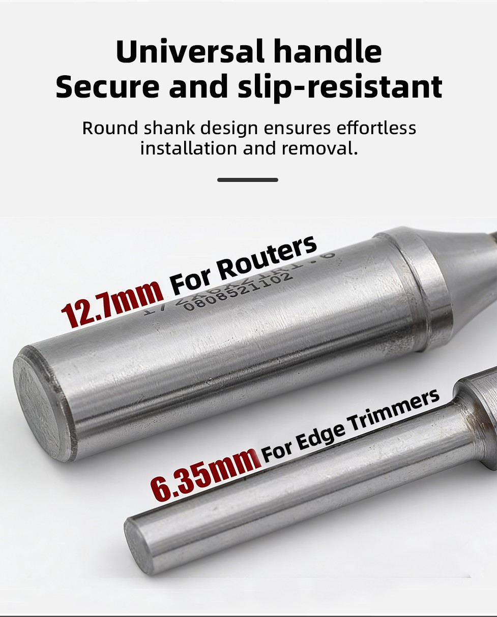 Broca de fresado de fondo redondo en forma de V KWS para ranurado de rejillas de madera curvas