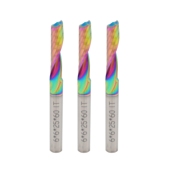 Fresa perfiladora de siete colores 6x6x25x60 para paneles de nido de abeja de aluminio