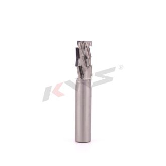 Fresa de fresado con vástago de diamante KWS 12x12x25x75 12T Z(3+3)15° para anidamiento