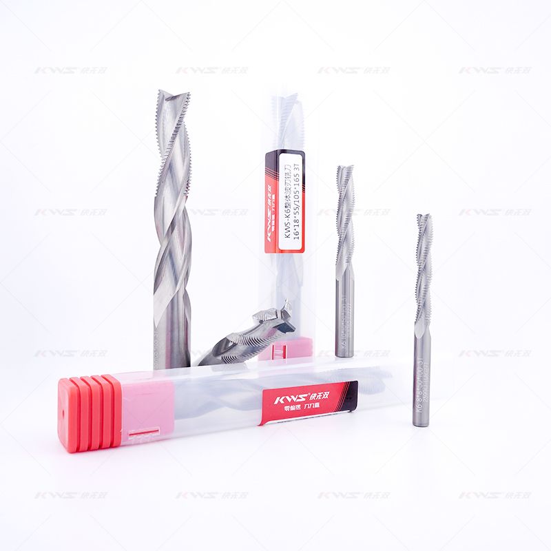 Fresa espiral de carburo sólido KWS 10*10*50*100 3T para agujeros de cerradura de puerta