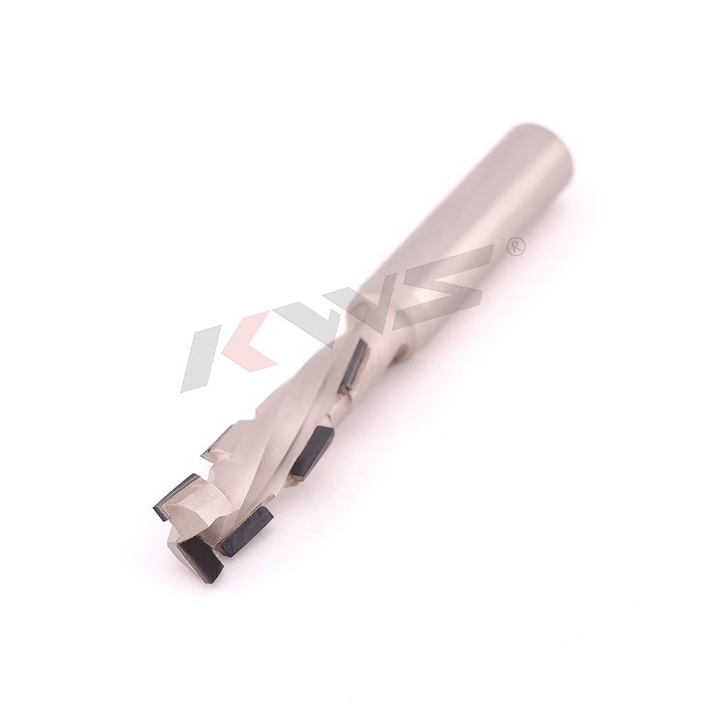 Fresa de fresado con vástago de diamante KWS 12x12x45x95 8TZ(1+1)15° para anidamiento