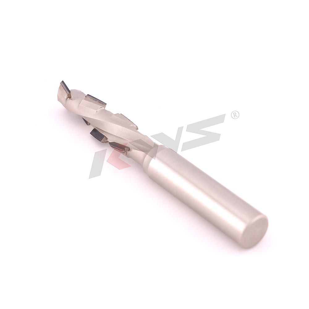 Fresa de fresado con vástago de diamante KWS 12x12x45x95 8TZ(1+1)15° para anidamiento