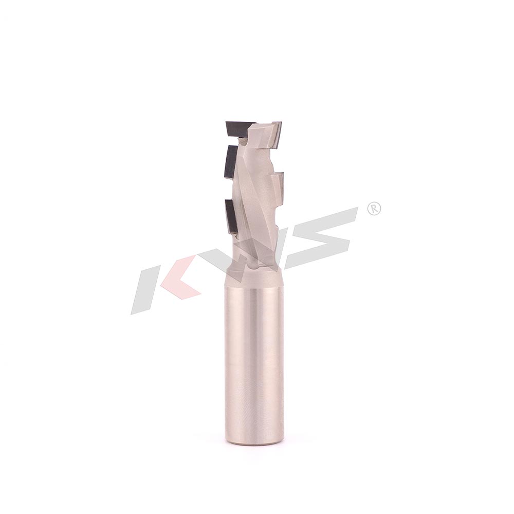 Fresa de fresado con vástago de diamante KWS 16x16x35x85 6T Z(1+1) 20° para anidamiento