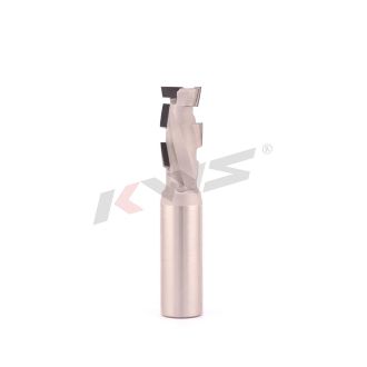 Fresa de fresado con vástago de diamante KWS 16x16x35x85 6T Z(1+1) 20° para anidamiento