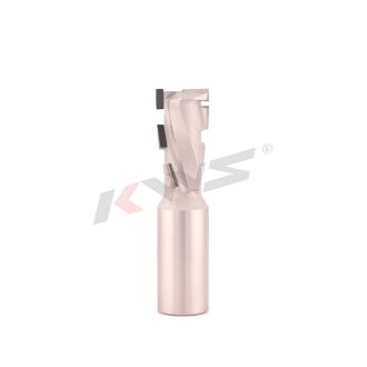 Fresa de fresado con vástago de diamante KWS 20x20x35x85 6T Z(1+1)20° para anidamiento