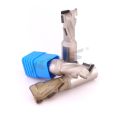 Fresa de fresado con vástago de diamante KWS 20x20x35x85 6T Z(1+1)20° para anidamiento