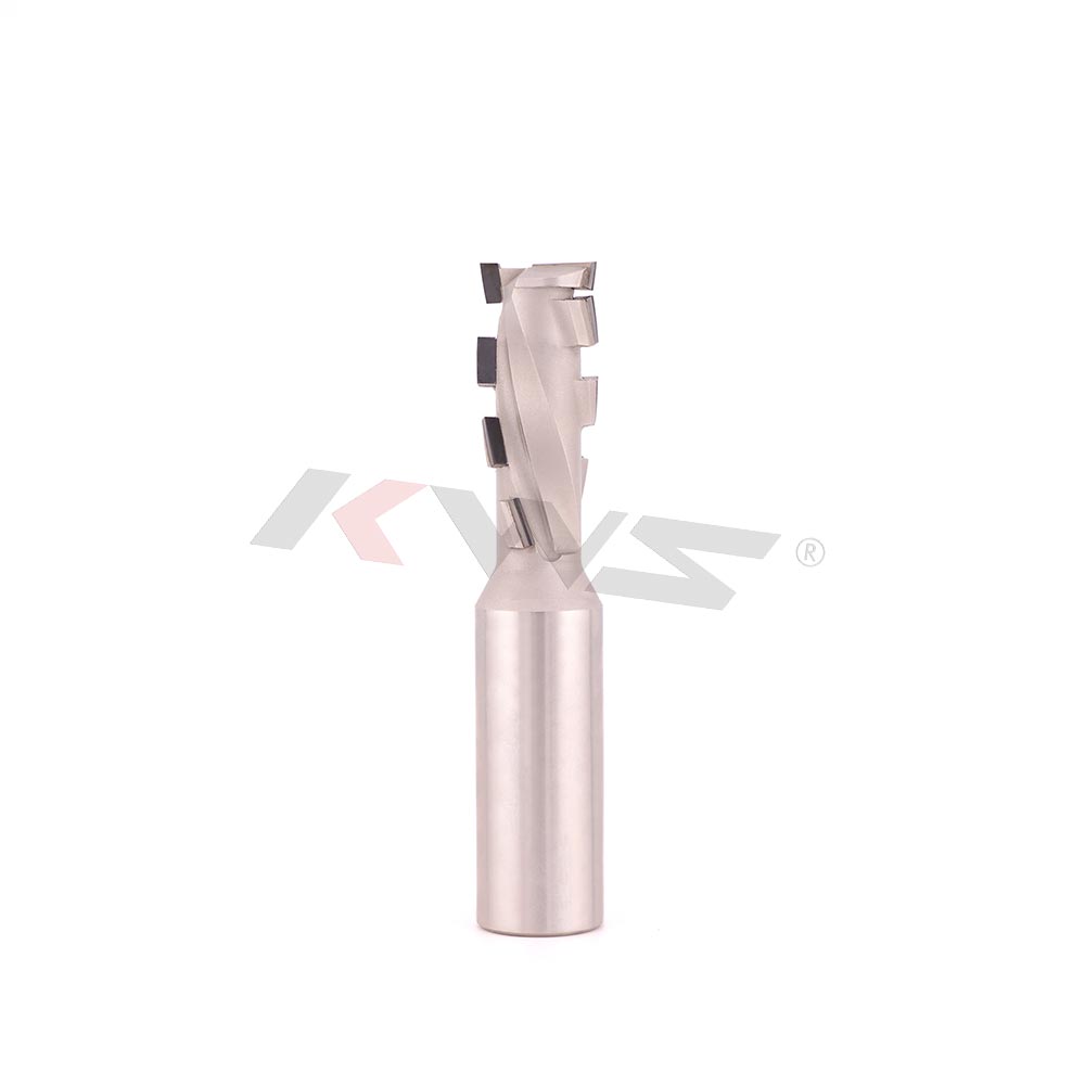 Fresa de fresado con vástago de diamante KWS 20x20x45x105 8T Z(1+1)20° para anidamiento