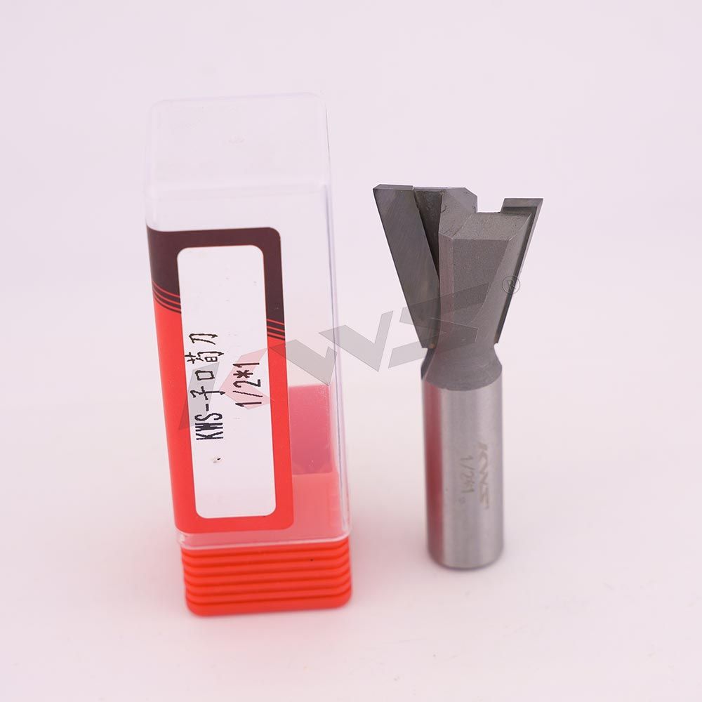 Broca de cola de milano KWS de 1/2x1 para cajas, cajones, cofres y carpintería fina.