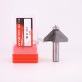 Broca fresadora KWS con punta de carburo de 45° 1/2x1 para biselado de cantos