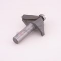 Broca fresadora KWS con punta de carburo de 45° 1/2x1 para biselado de cantos