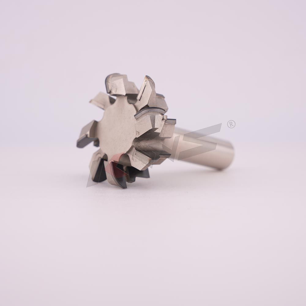 Broca fresadora PCD KWS 1/2x45xH18xZ4+4 R5.5 R para fresar puertas sin tirador