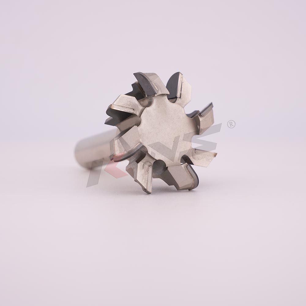 Broca fresadora PCD KWS 1/2x45xH18xZ4+4 R5.5 R para fresar puertas sin tirador