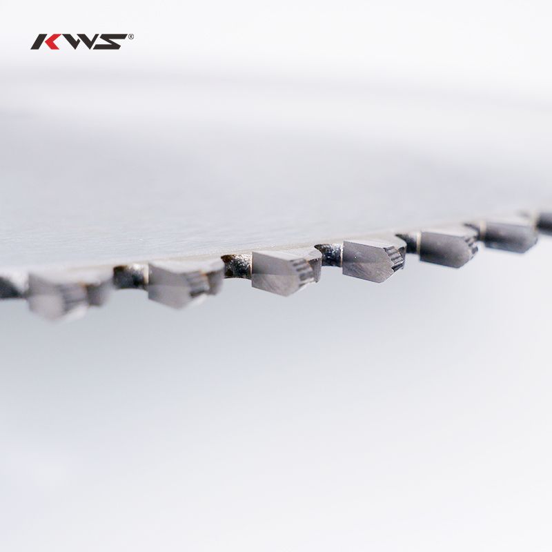 Hoja de sierra universal KWS 300x30x3,2x96T WS PCD sin incisor para cortar paneles bilaminados y materiales plásticos