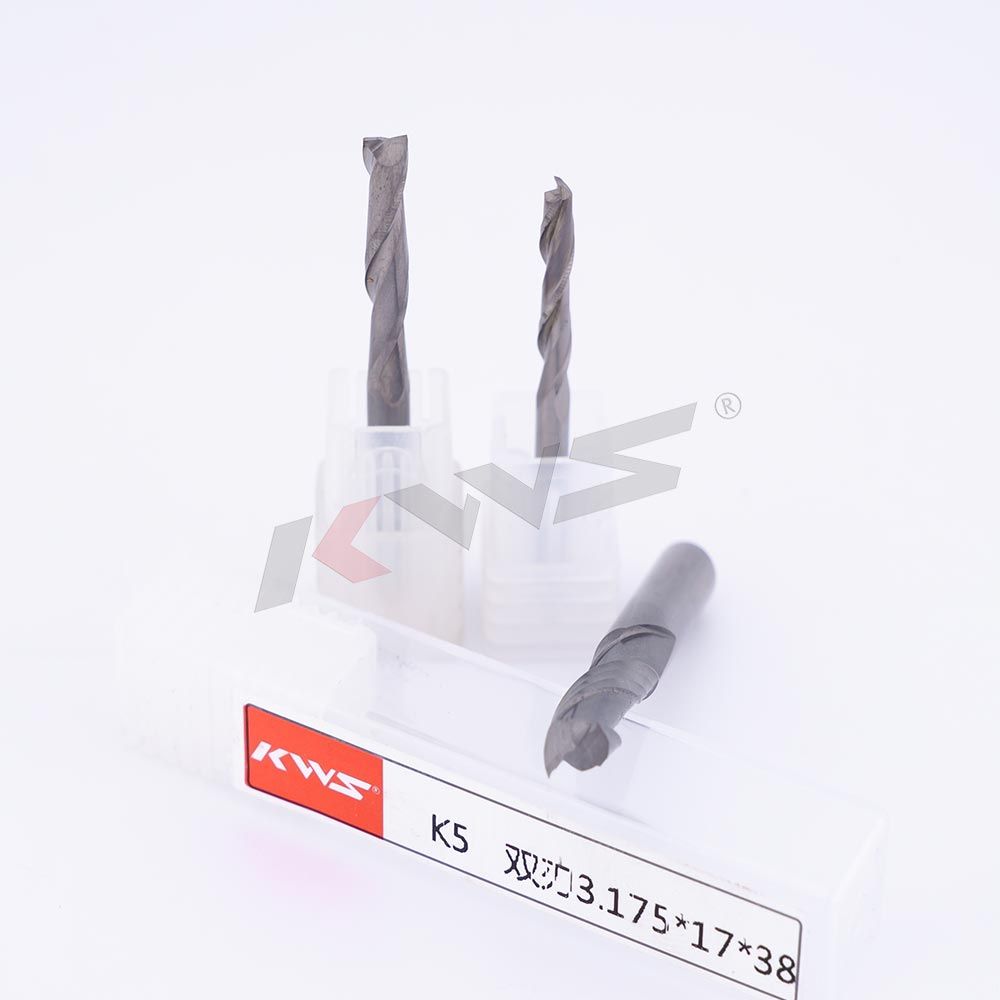 Broca fresadora CNC para tallado de madera con grabado de acero de tungsteno KWS
