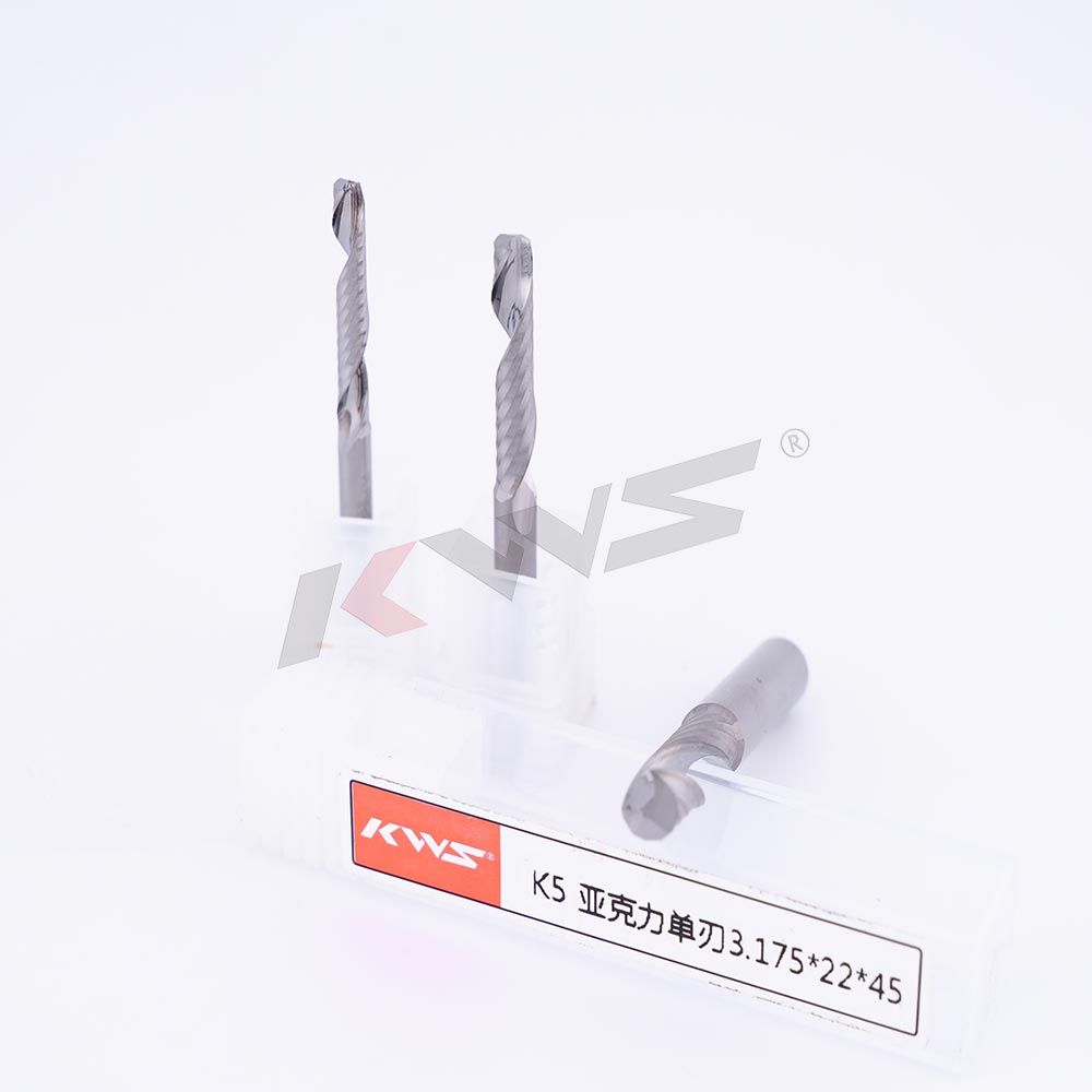 Broca fresadora CNC para tallado de madera con grabado de acero de tungsteno KWS