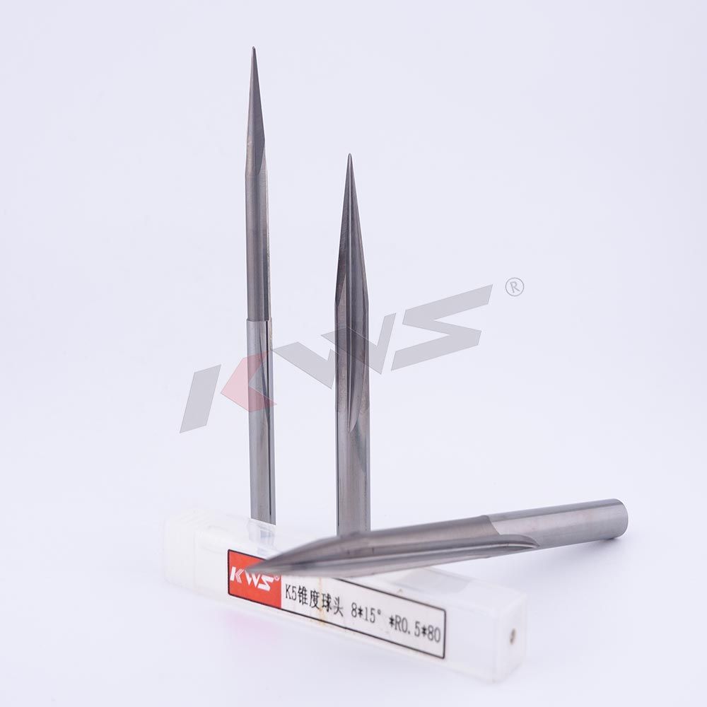Broca fresadora CNC para tallado de madera con grabado de acero de tungsteno KWS