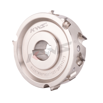 Fresa de prefresado PCD KWS K6 125x30xH35x12T 2 P【(2+2)x3 para máquina de encolado de cantos