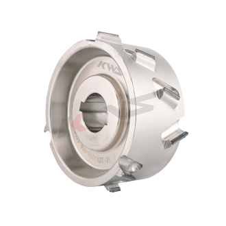 Fresa de prefresado PCD KWS K6 125x30xH50x12T 2L P【(1+3)x3】 para máquina de encolado de cantos