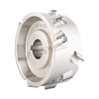 Fresa de prefresado PCD KWS K6 125x30xH50x12T 2R P【(1+3)x3】 para máquina de encolado de cantos